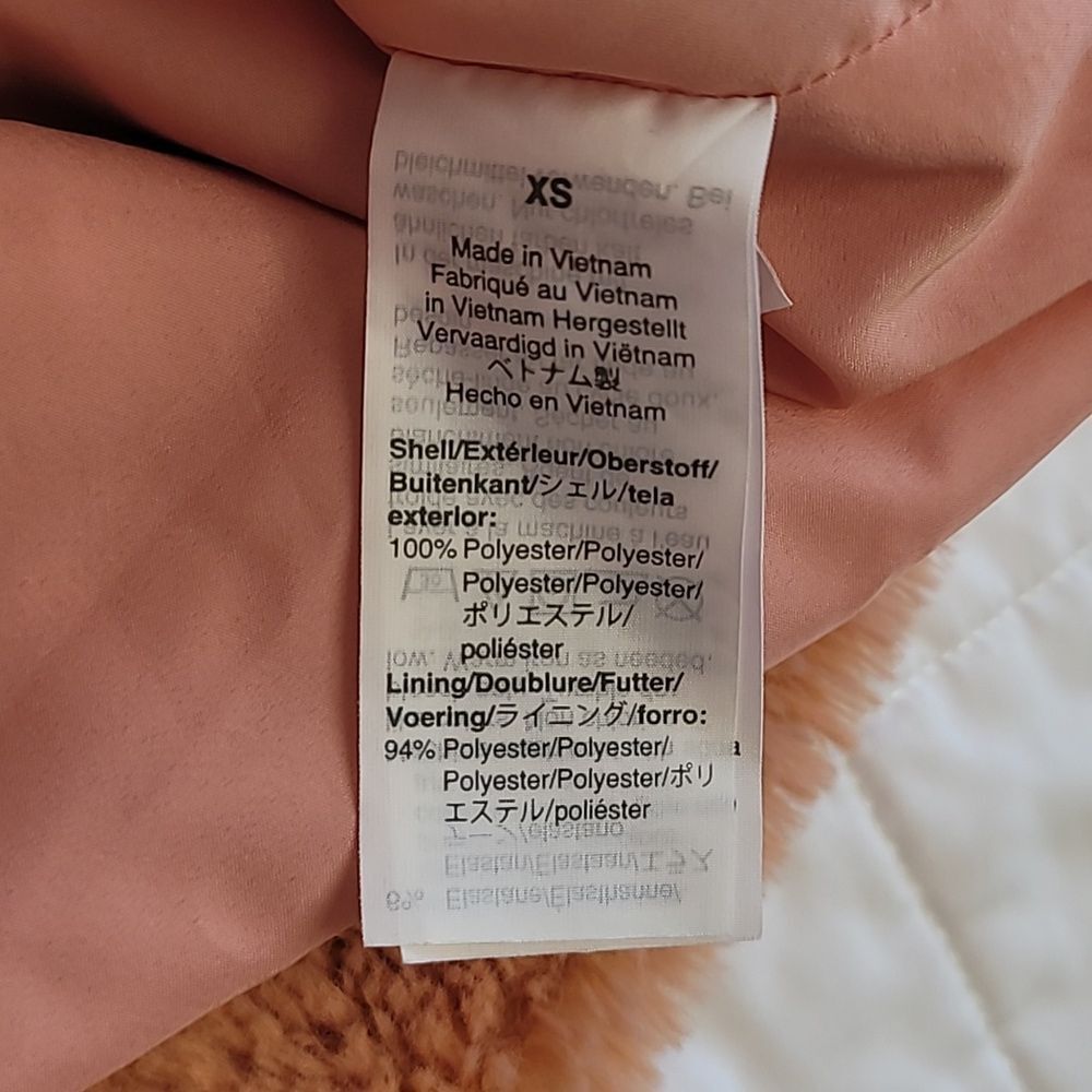 Madewell Faux Fur Teddy Sweater Pullover Blush Pink XS Cozy Soft - Picture 8 of 9